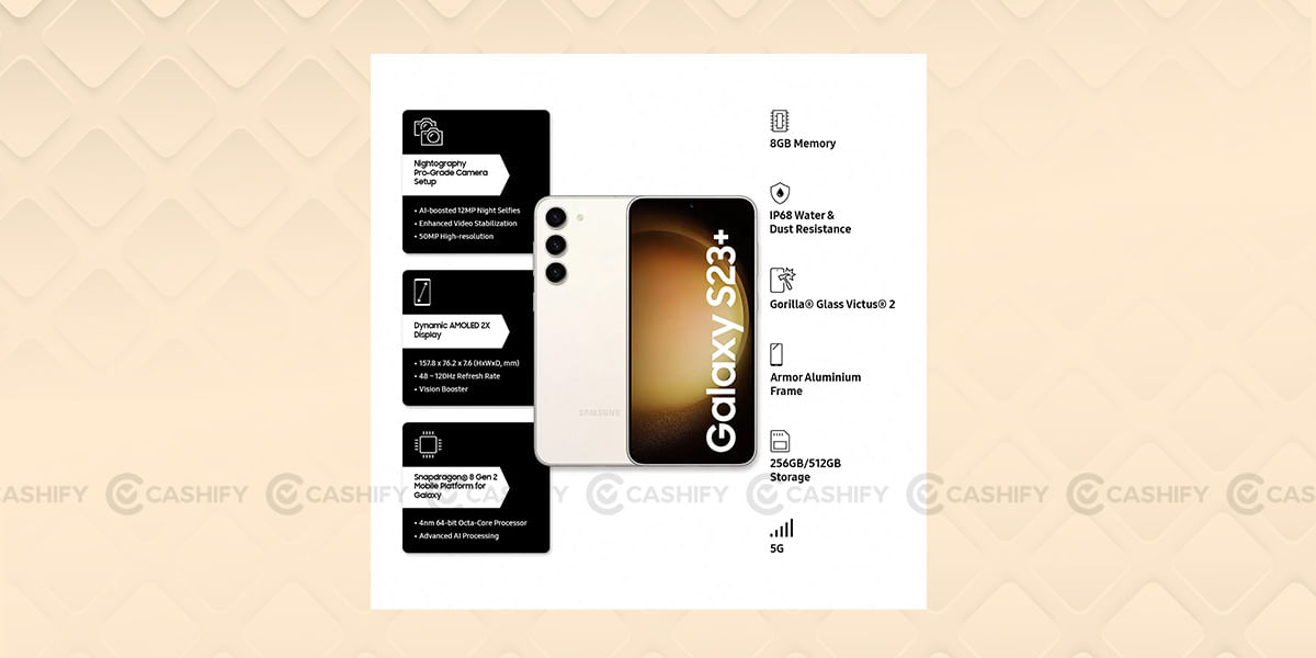 Samsung Galaxy S23 Plus Specs at a glance