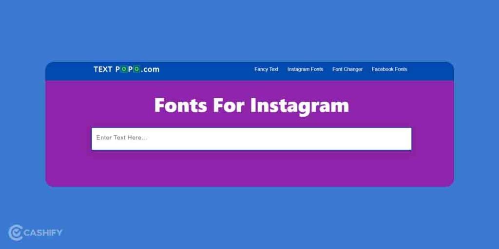 Textpopo - Best Instagram Font Generators