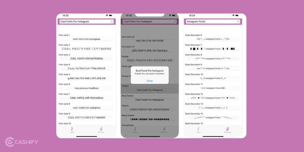 Cool fonts for Instagram - Best Instagram Font Generators