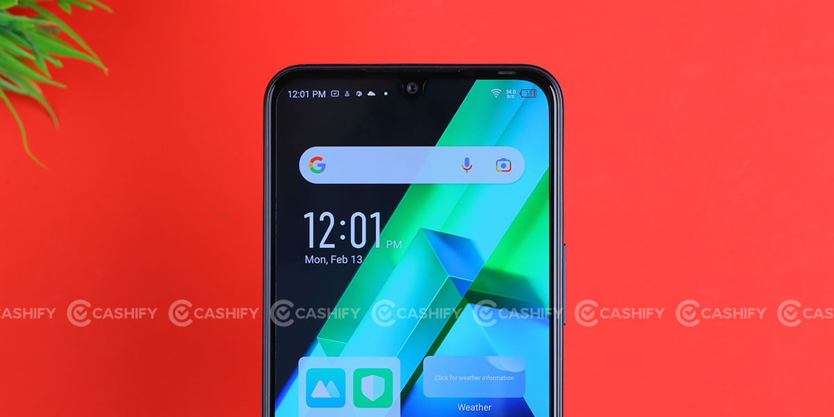 Infinix Note 12i notch