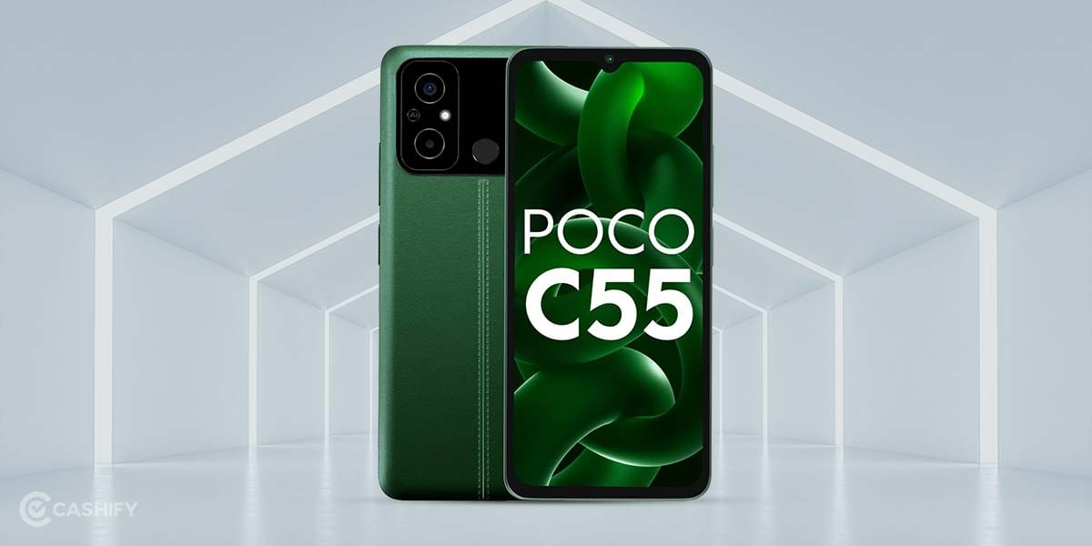POCO C55 best smartphones under 12000