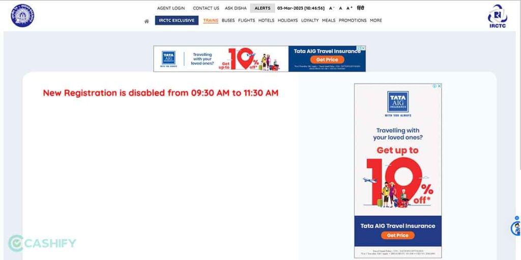 irctc registration