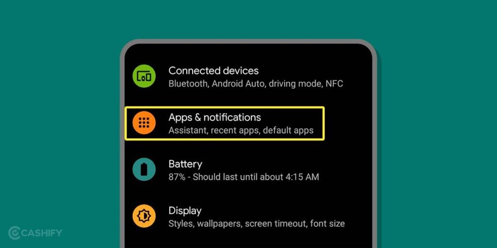 Apps & Notifications