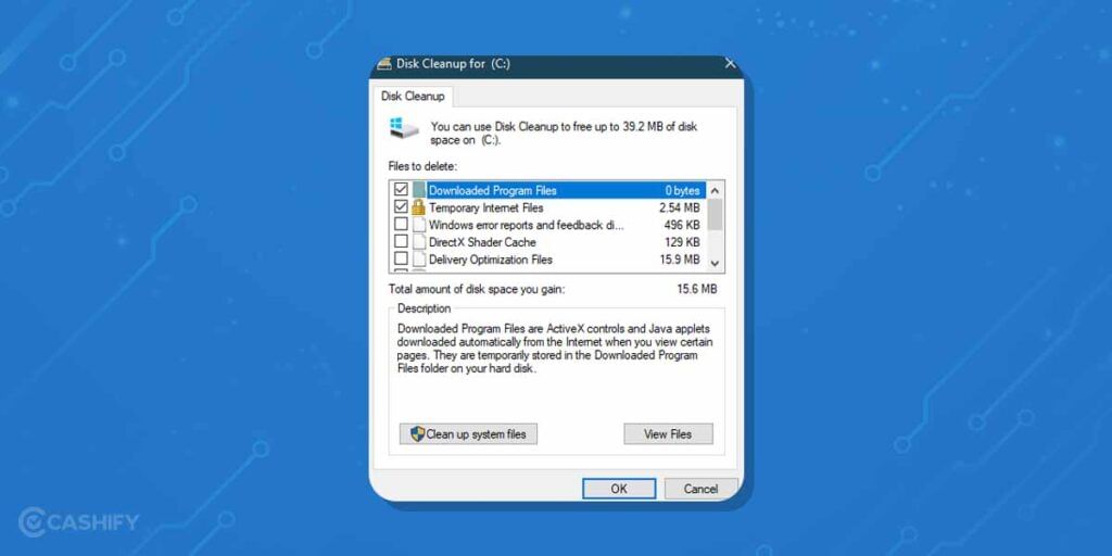remove junk data from windows OS to Improve Hard Drive Performance
