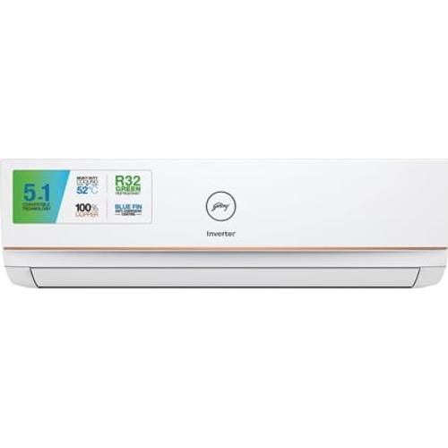 Godrej AC 1T EI 12TINV5R32-GWA 1 Ton 5 Star Inverter Split AC Front