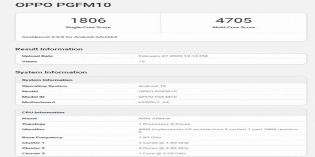 OPPO Find X6 Spotted