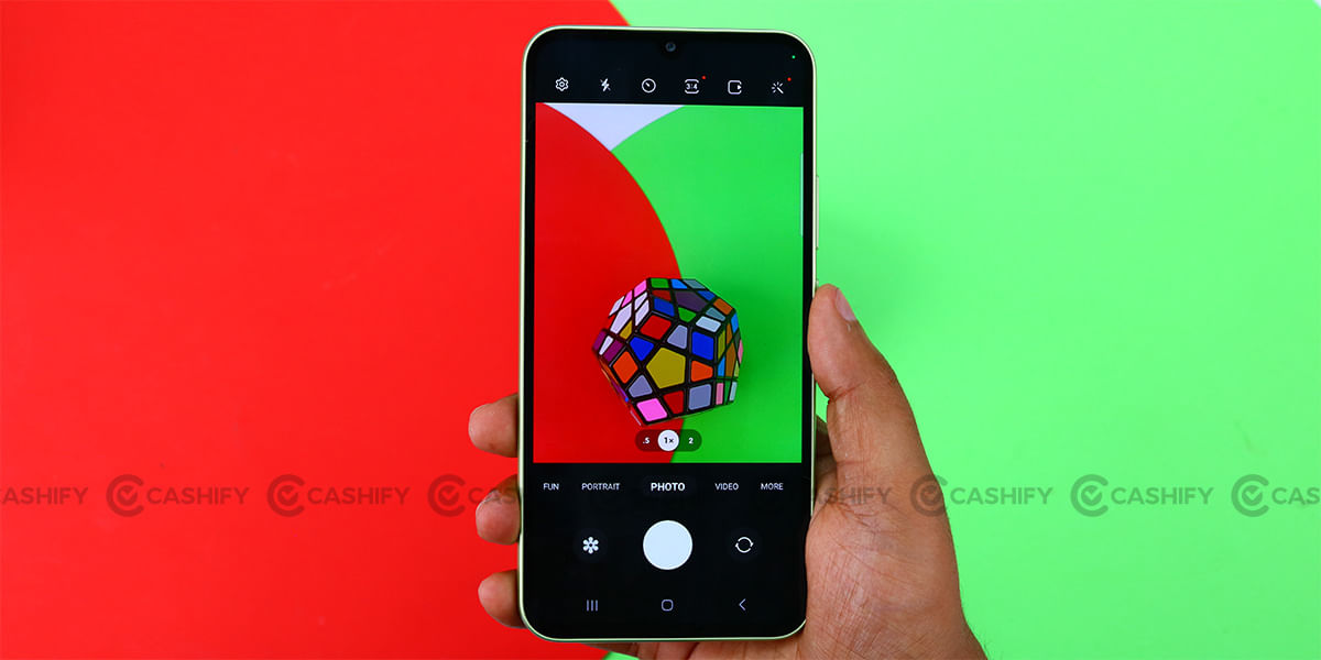 Samsung Galaxy A34 Camera app