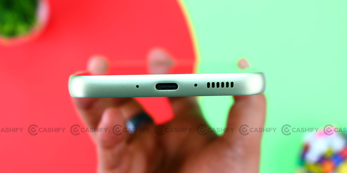 Samsung Galaxy A34 bottom side