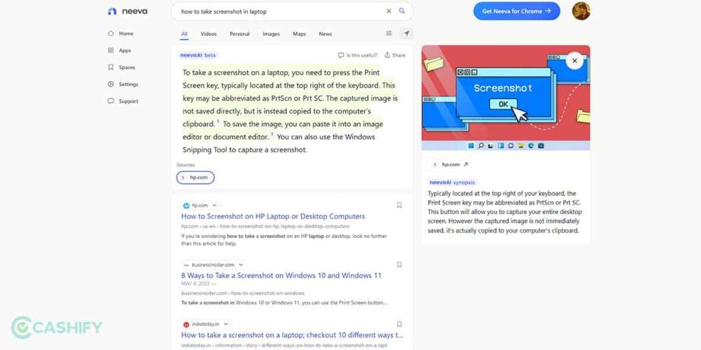 Neeva AI Chatbot Conversation
