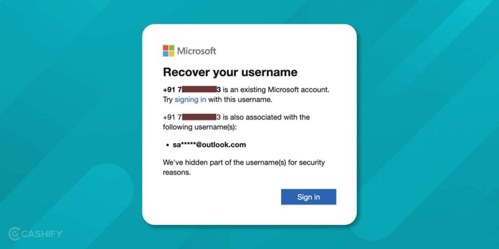 Microsoft Recovery