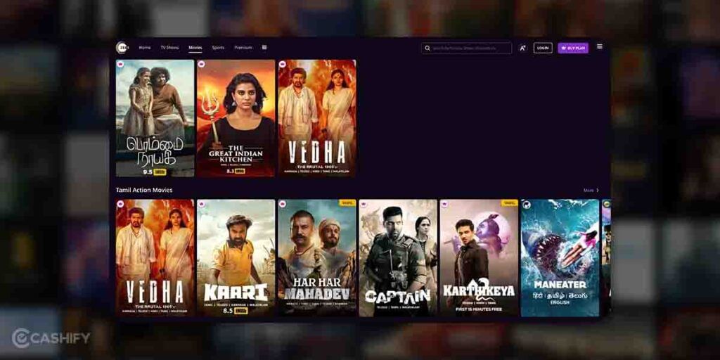 Download Tamil Movies For Free in Zee5