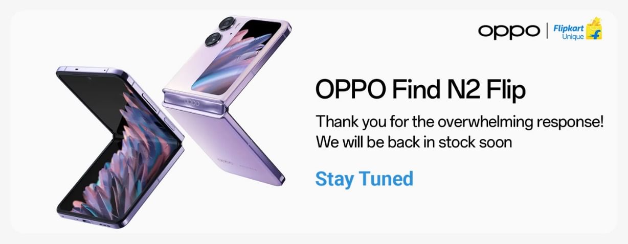 Oppo Find N2 Flip Sold Out