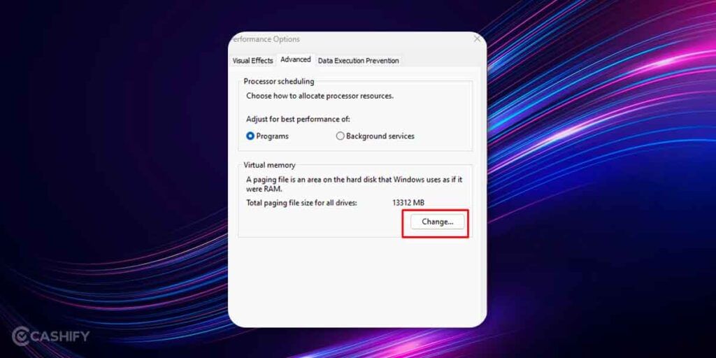 performance settings windwos 11