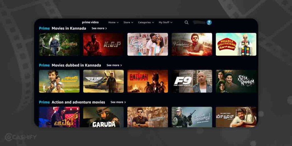 Amazon Prime Video Kanadda Movies