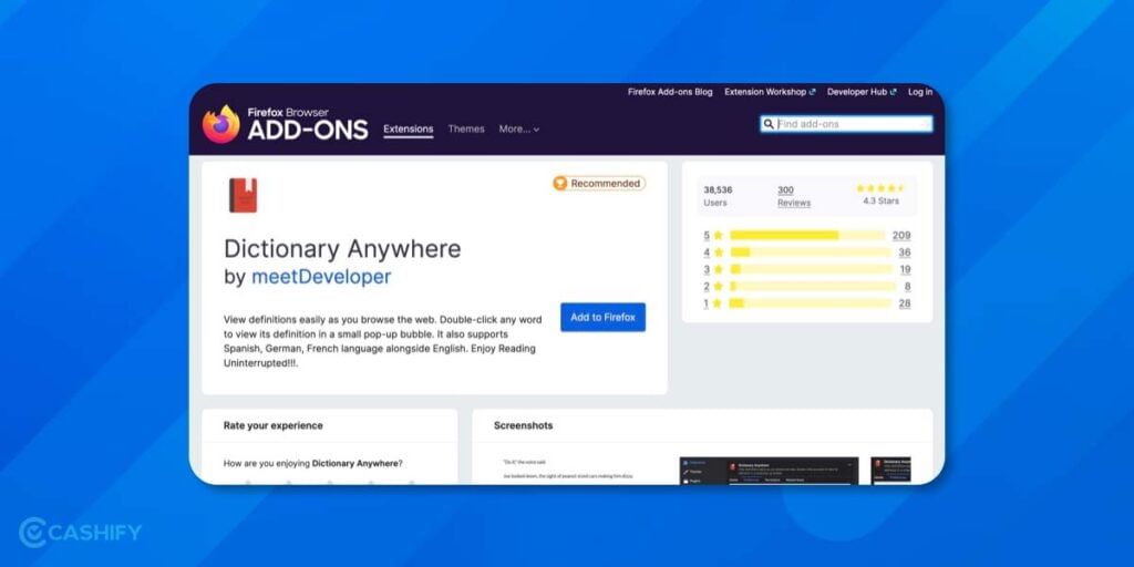 Dictionary Anywhere