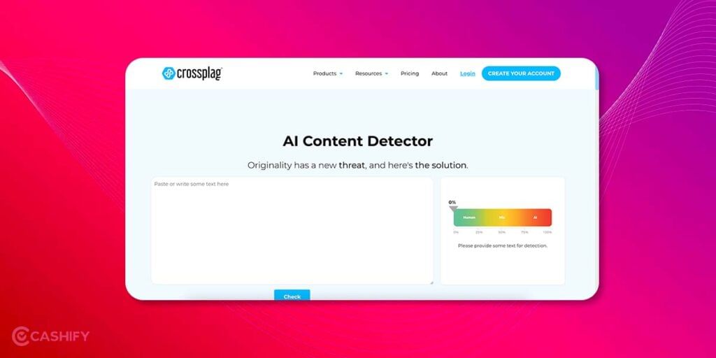 best ai content checker: crossplag