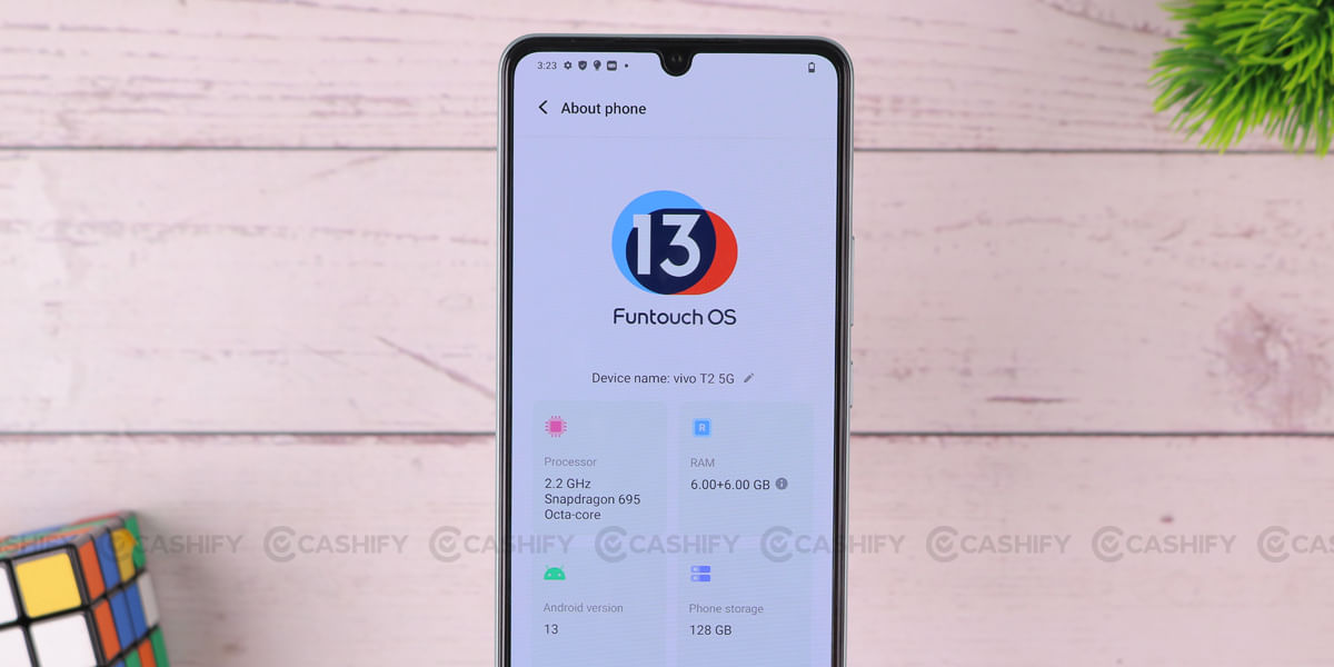Vivo T2 5G Software