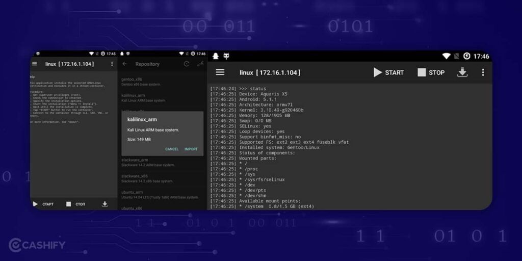 Install Linux on Android Using UserLAnd