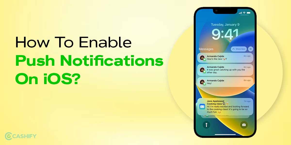 How To Enable Push Notification On iOS?