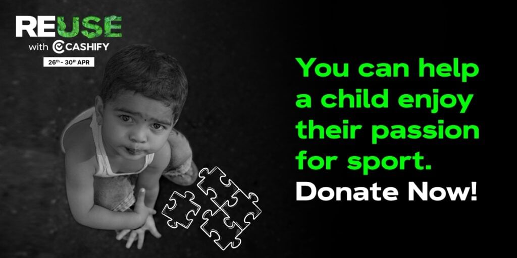 Cashify Reuse Campaign Help Children Enjoy Their Passion For Sport