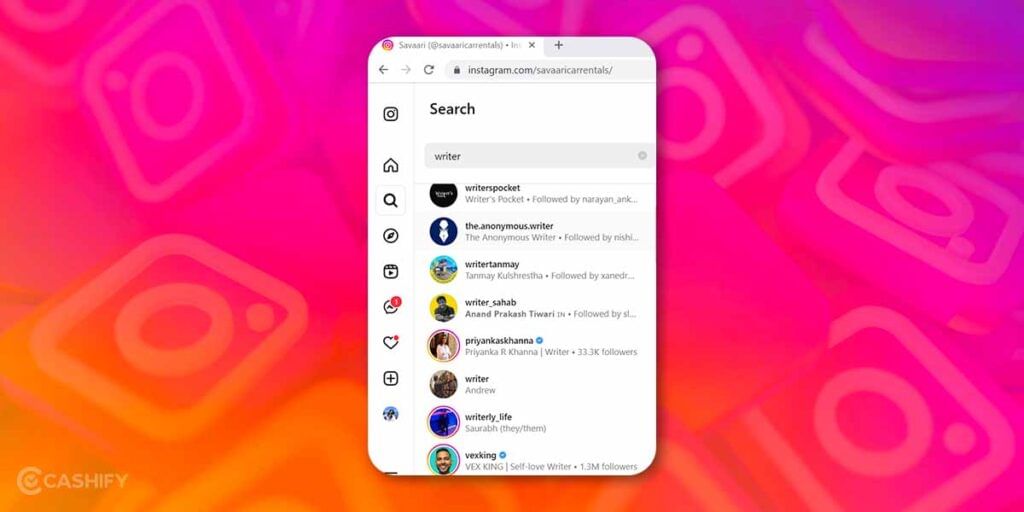 instagram followers increase keyword in username