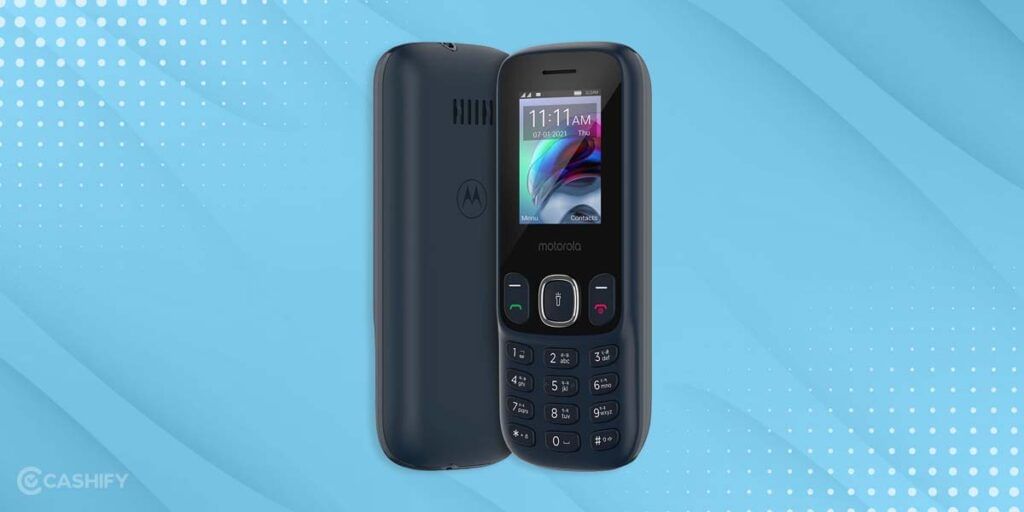 Motorola Moto A10 Front and Back Design