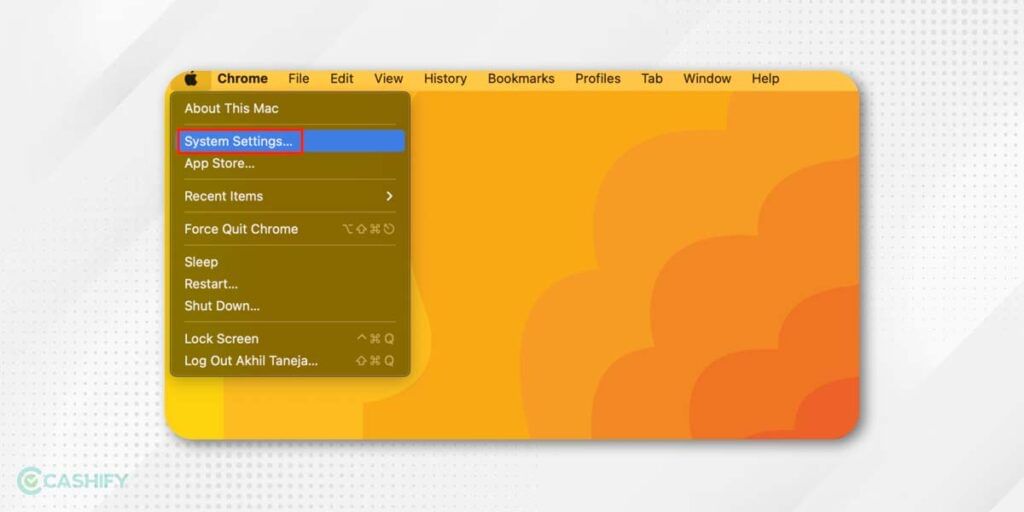 System Settings macOS