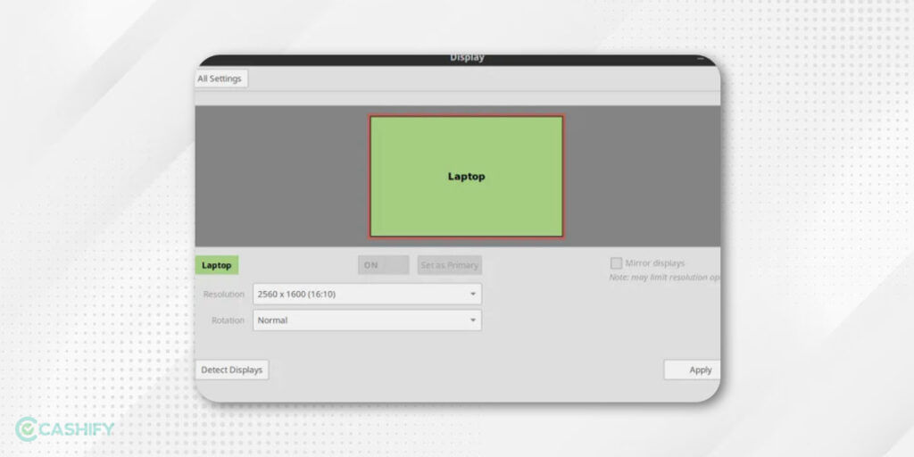 detect secondary display in linux