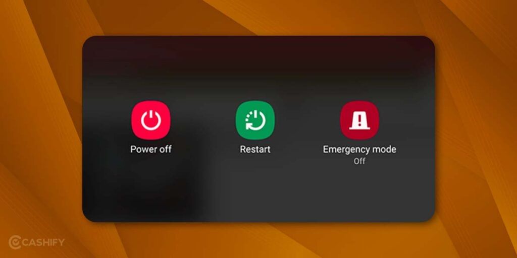 Reboot your smartphone