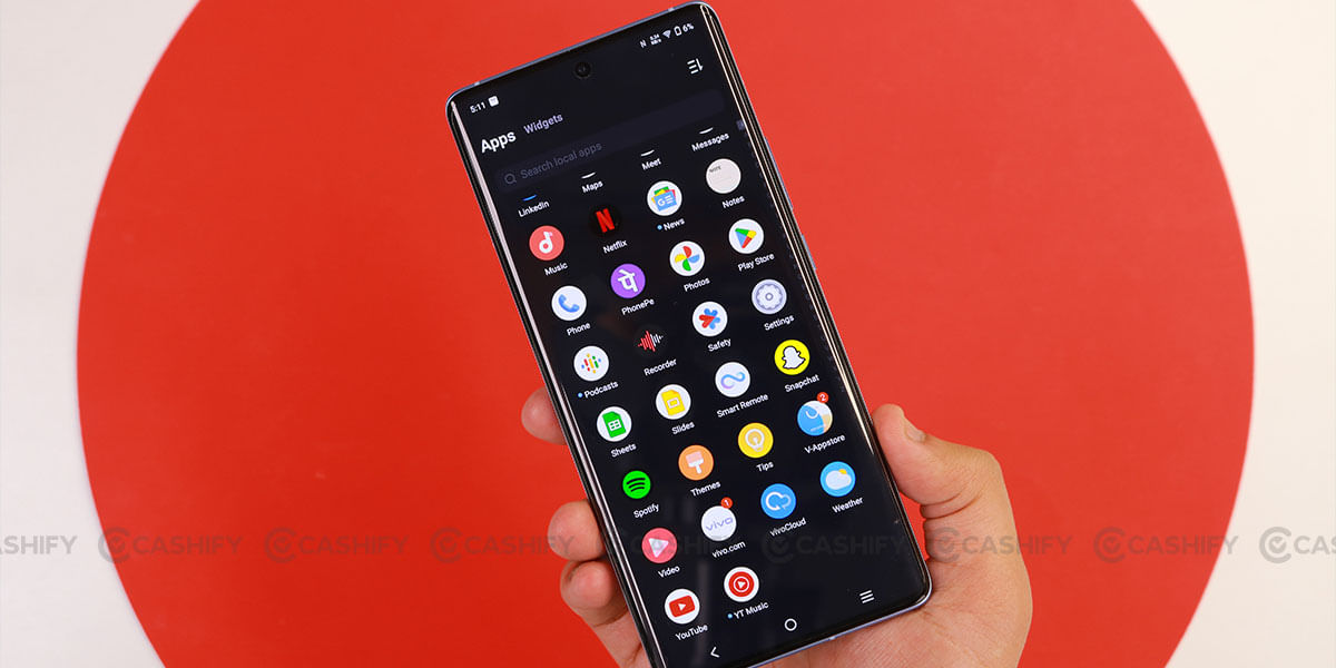 Vivo X90 5G UI
