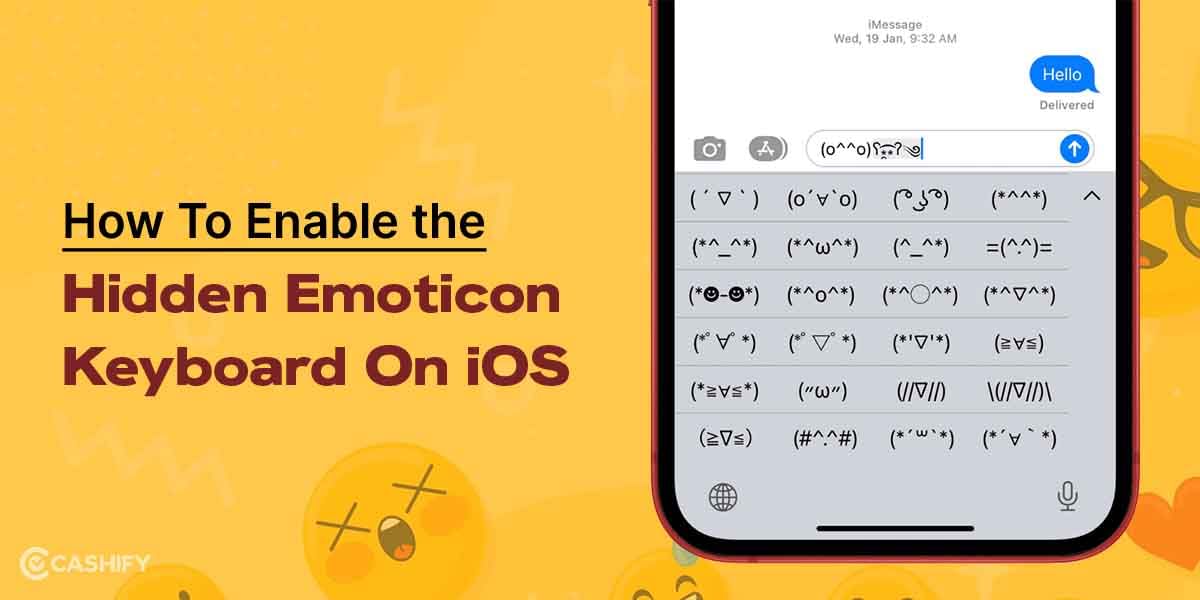 How To Enable Hidden Emoticon Keyboard On iOS