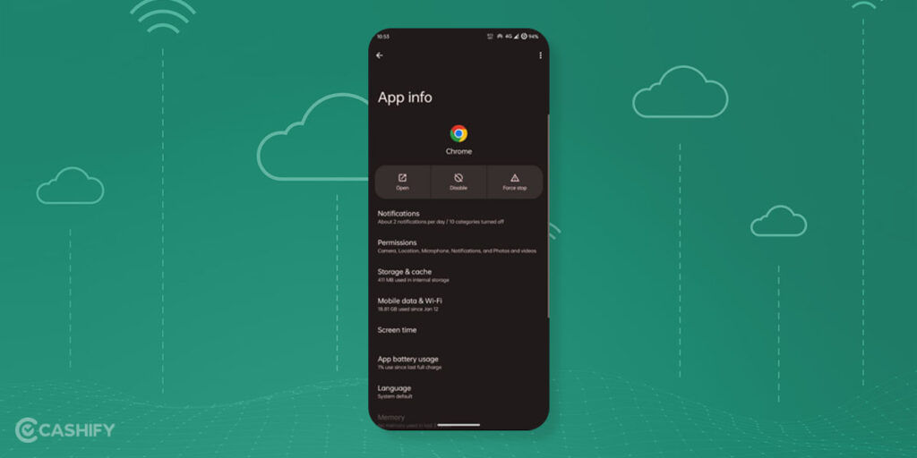 App Info on Android