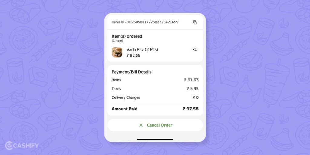 ondc order snapshot