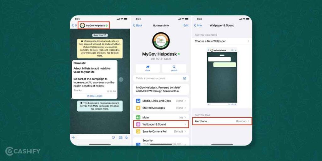 customize alert tones for different groups
