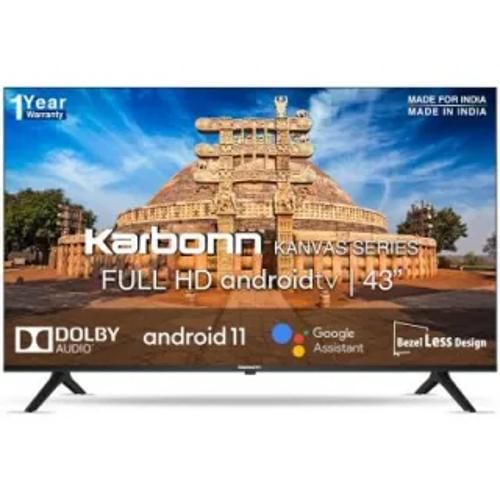 Karbonn Kanvas Series (KJS43ASFHD) 43 inch (109 cm) LED Full HD Front