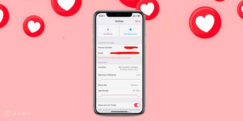 Tinder App First Method Minimise Notifications on iOS