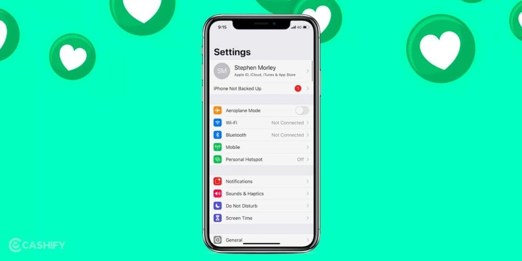 Go to Settings