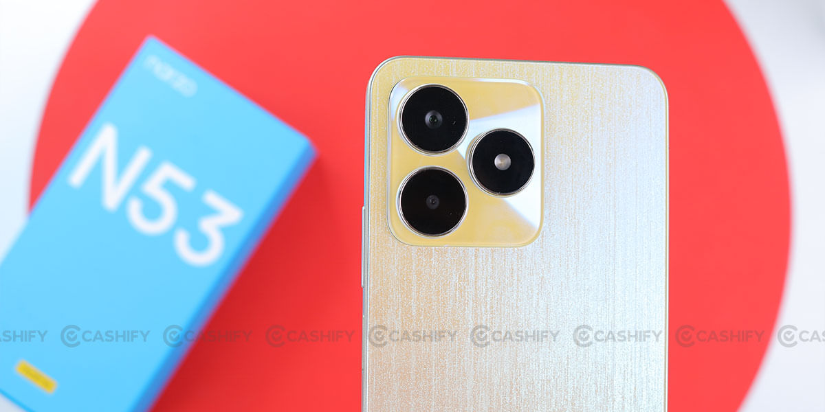 Realme Narzo N53 backside