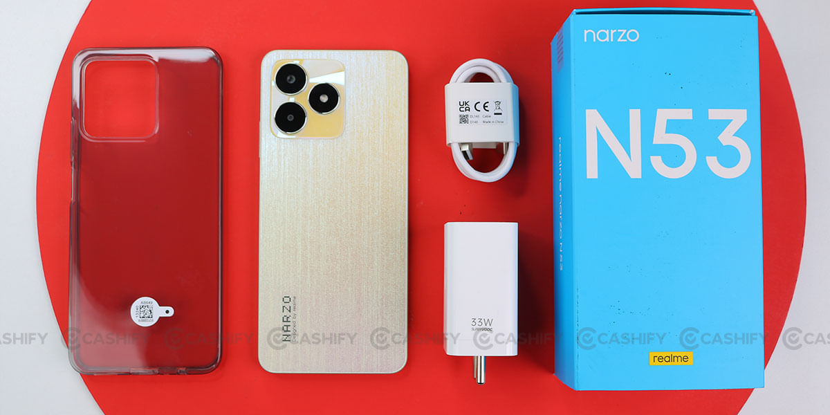 Realme Narzo N53 Box Contents