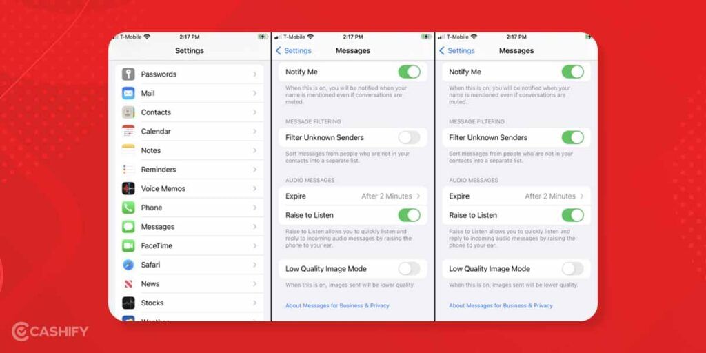Steps to Filter Out Spammers on iPhone