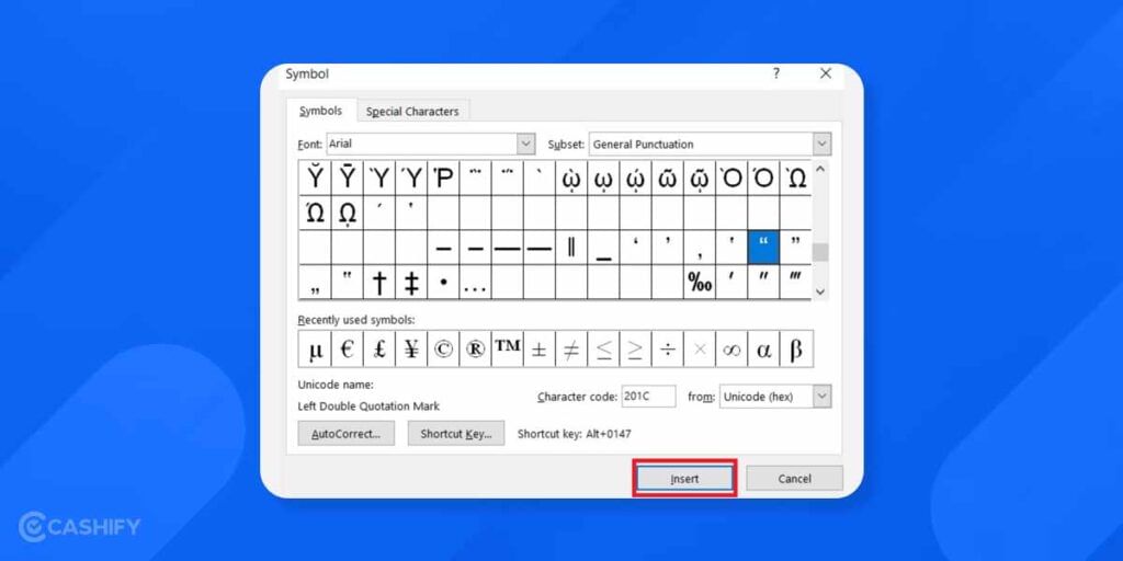 Add Symbol to MS Word File