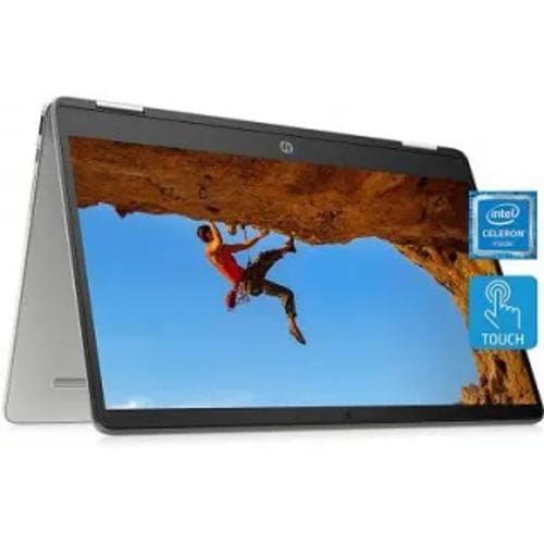 HP Chromebook x360 14a ca0040nr 4A6G3UA Intel Celeron Quad Core 4 GB 32 GB eMMC Google Chrome Front
