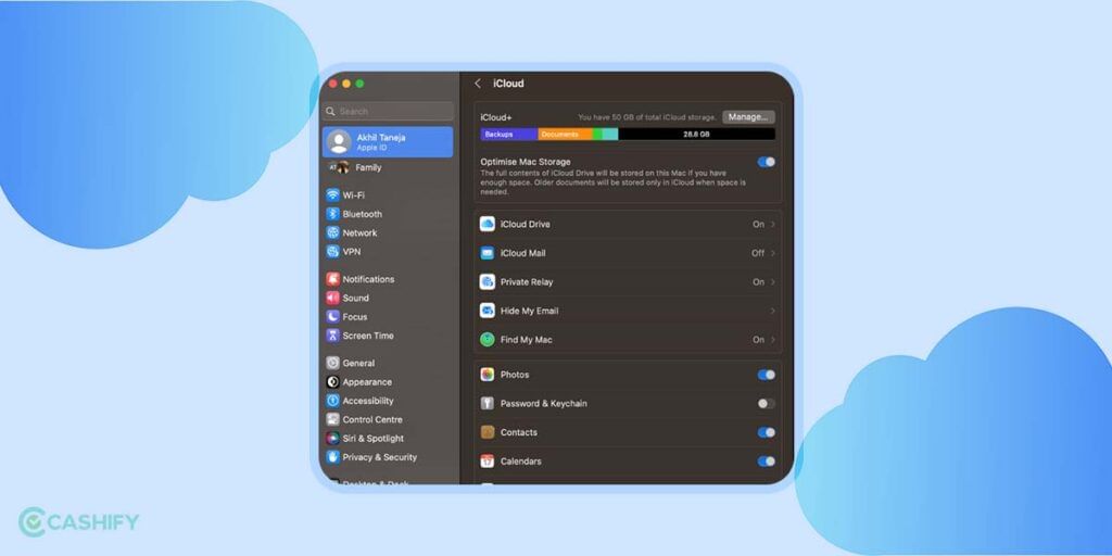 Disable iCloud Sync from Mac