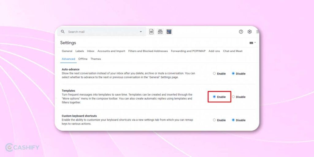 Make use of Gmail Templates - 2a