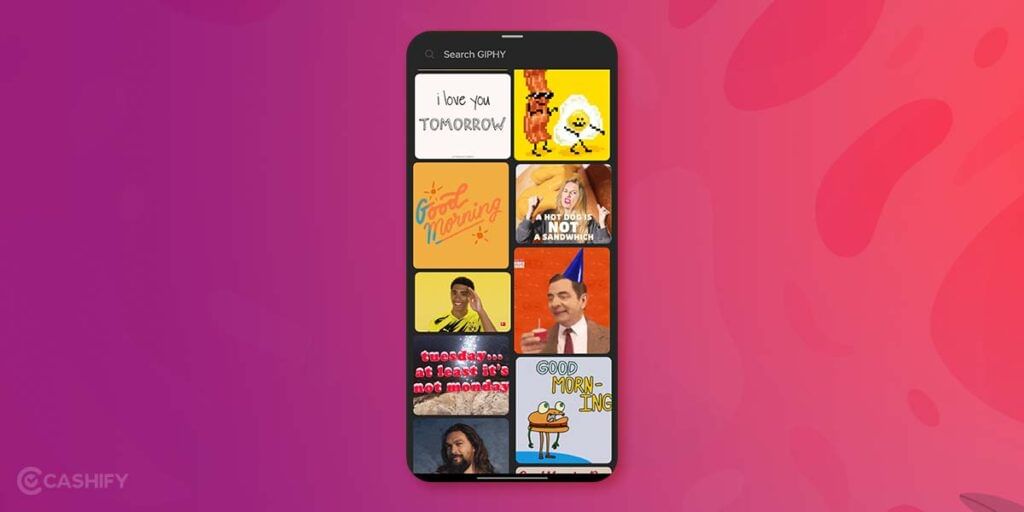 How to Comment On Instagram Posts using GIF -Step 3