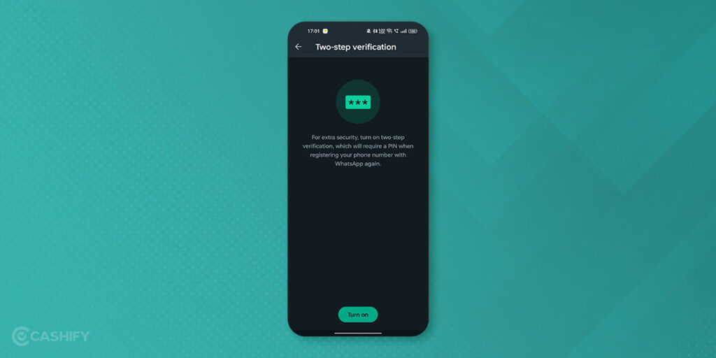 2 step verification