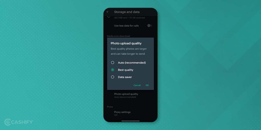 better picture quality: New WhatsApp Features