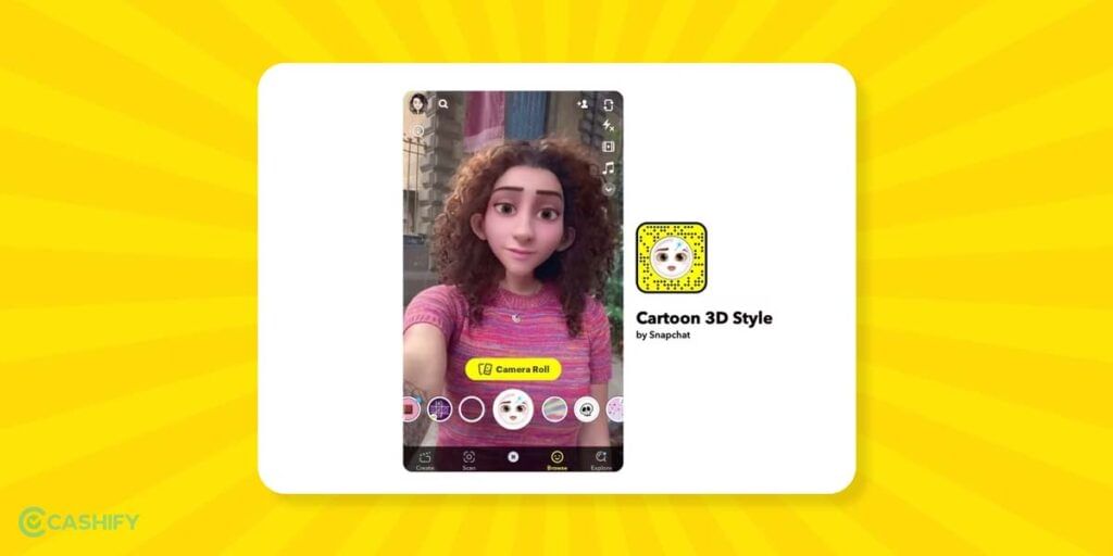 Cartoon 3D Lens Snapchat Cartoon Filters