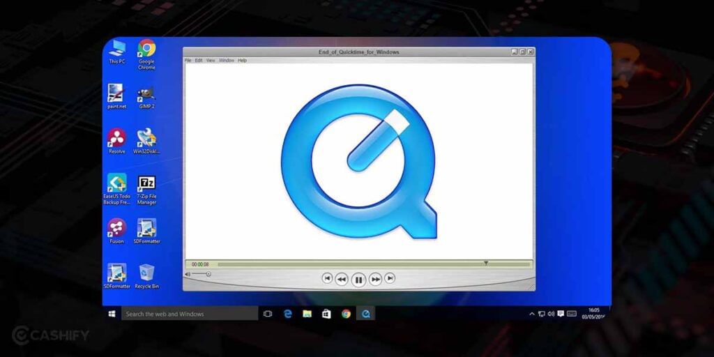 quicktime malicious apps to remove from PC