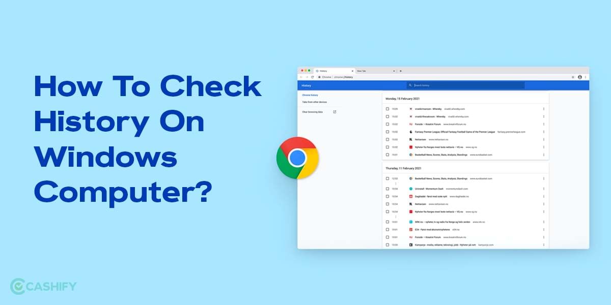 How To Check History On Windows Computer?